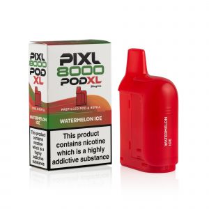 PIXL Watermelon Ice 8000 pod and box